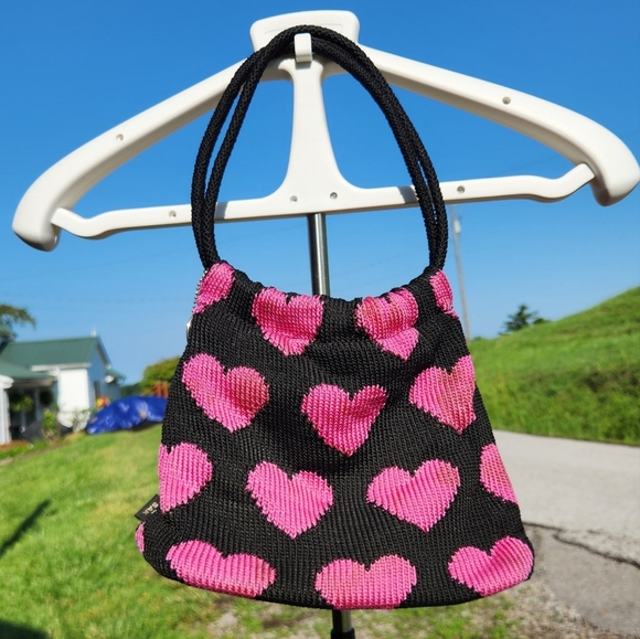 The Sak Pink Heart Patterned Women's Bag - Picture 1 of 7
